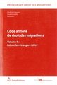 Code annot de droit des migrations: Loi sur les trangers (LEtr)