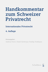 Handkommentar zum Schweizer Privatrecht Band 9