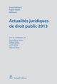 Actualits juridiques de droit public 2013