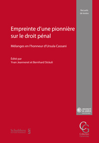 Empreinte d'une pionnire sur le droit pnal