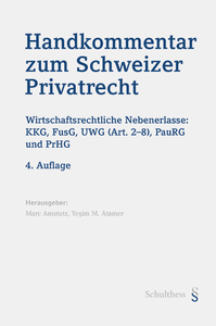 Handkommentar zum Schweizer Privatrecht Band 8