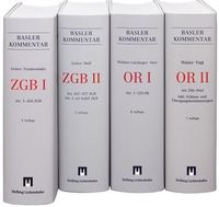 Zivilgesetzbuch I. Art. 1-456 ZGB / Zivilgesetzbuch II. Art. 457-977 ZGB und Art. 1-61 SchIT ZGB /  Obligationenrecht I. Art. 1-529 OR / Obligationenrecht II. Art. 530-964l OR inkl. Schluss- und bergangsbestimmungen